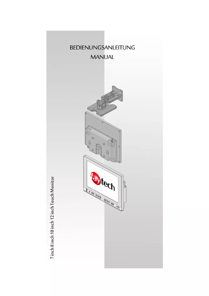 Page 1 de la notice Manuel utilisateur Faytech 8" Touch V2