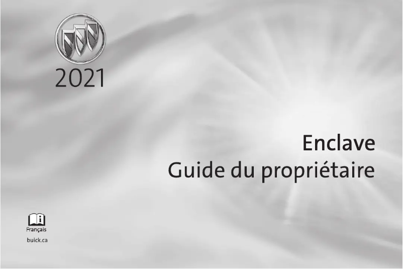 Page 1 de la notice Manuel utilisateur Buick Enclave (2021)