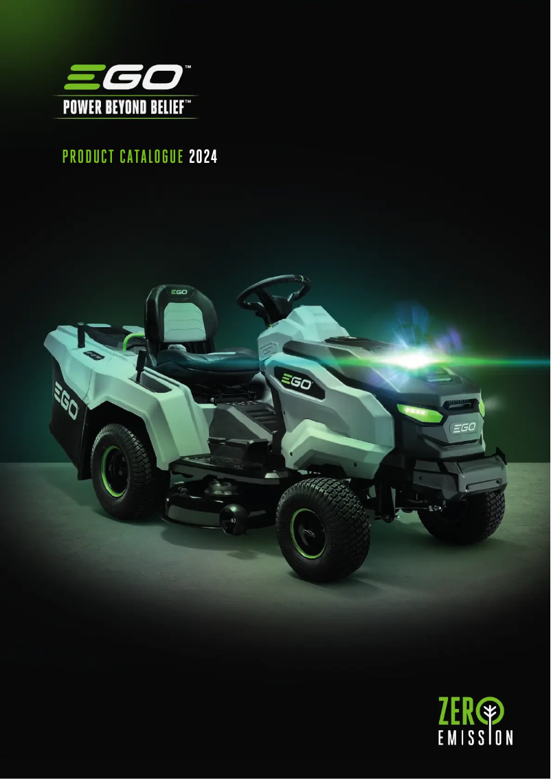 Page 1 of the manual Catalogue EGO HT5100E