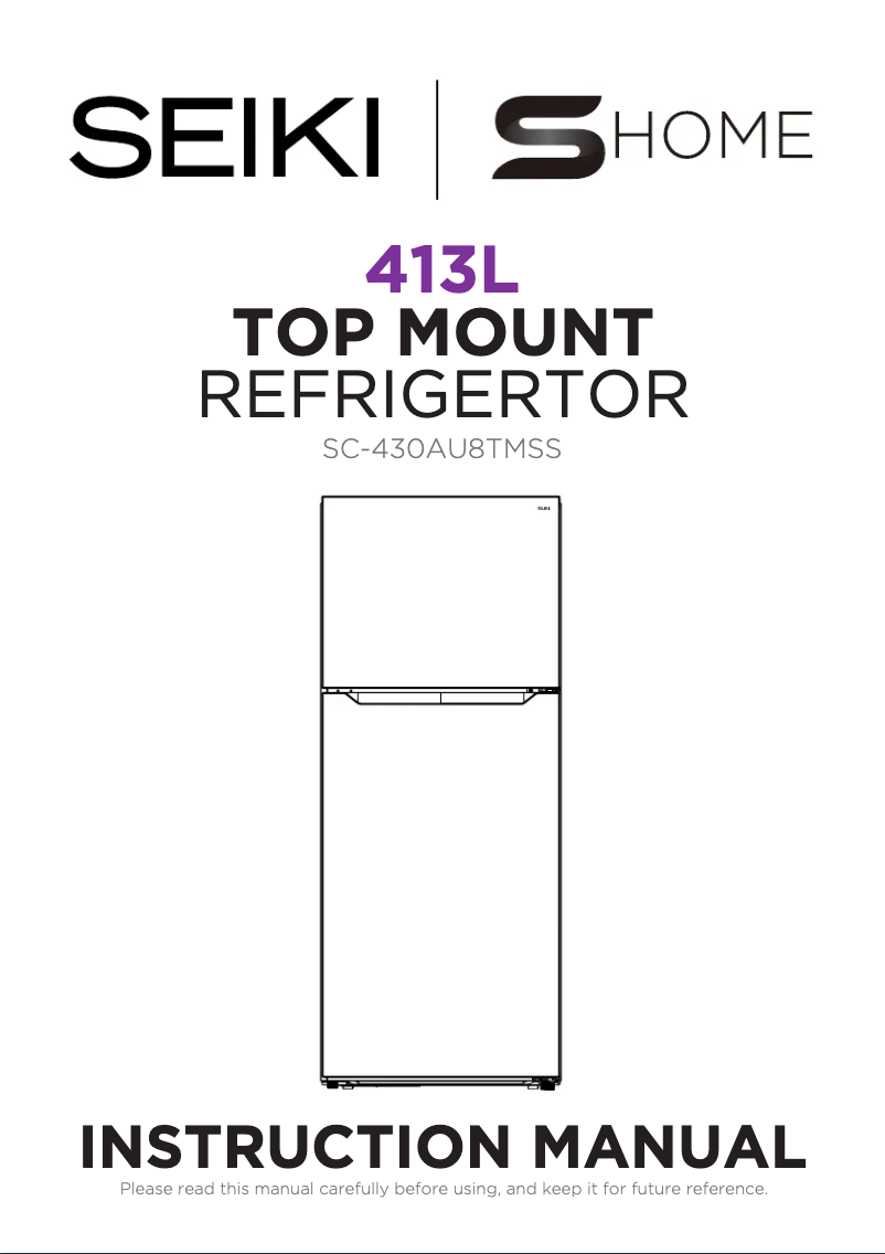 Página 1 del manual Manual de usuario Seiki SC-430AU8TMSS