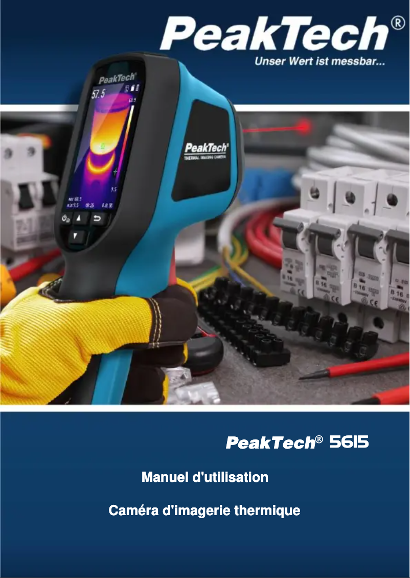 Page 1 de la notice Manuel utilisateur PeakTech 5615