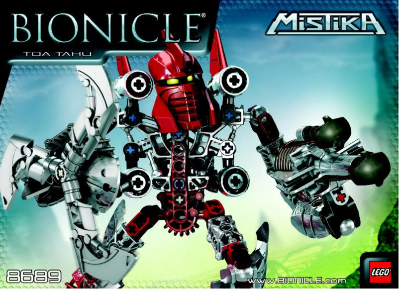 Page 1 of the manual User Manual Lego Bionicle 8689
