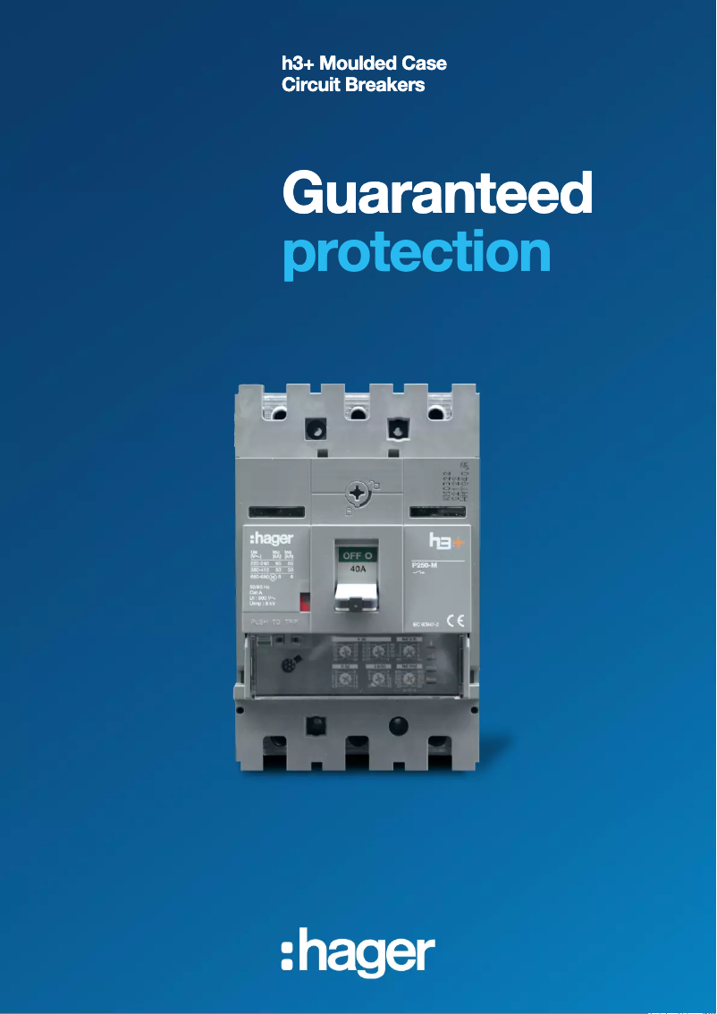 Página 1 del manual Folleto Hager HNB200U