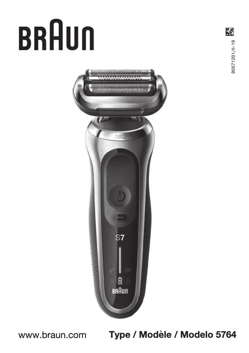 Page 1 de la notice Manuel utilisateur Braun Series 7 70-N1200s