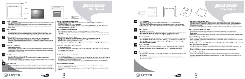 Page 1 de la notice Manuel utilisateur Aiptek SlimTablet 600u Premium II