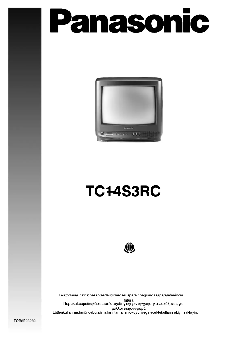 Page 1 of the manual User Manual Panasonic TC-14S3RC