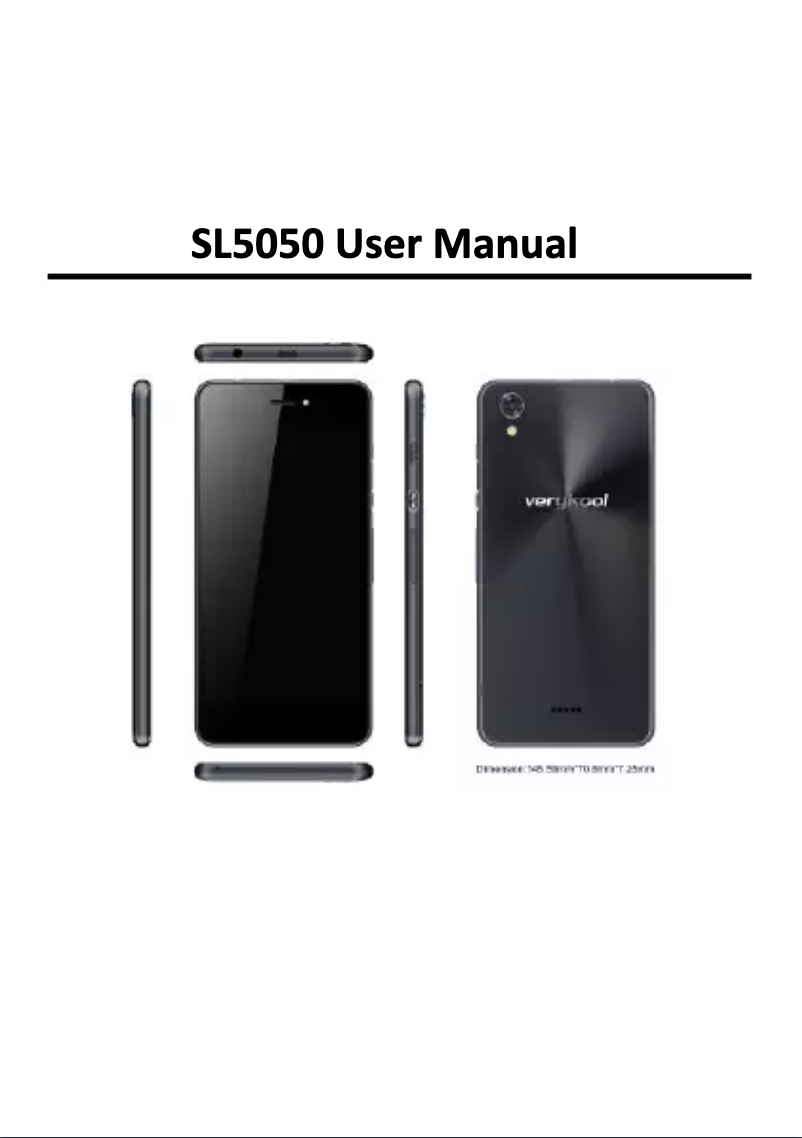Image de la première page du manuel de l'appareil Phantom SL5050