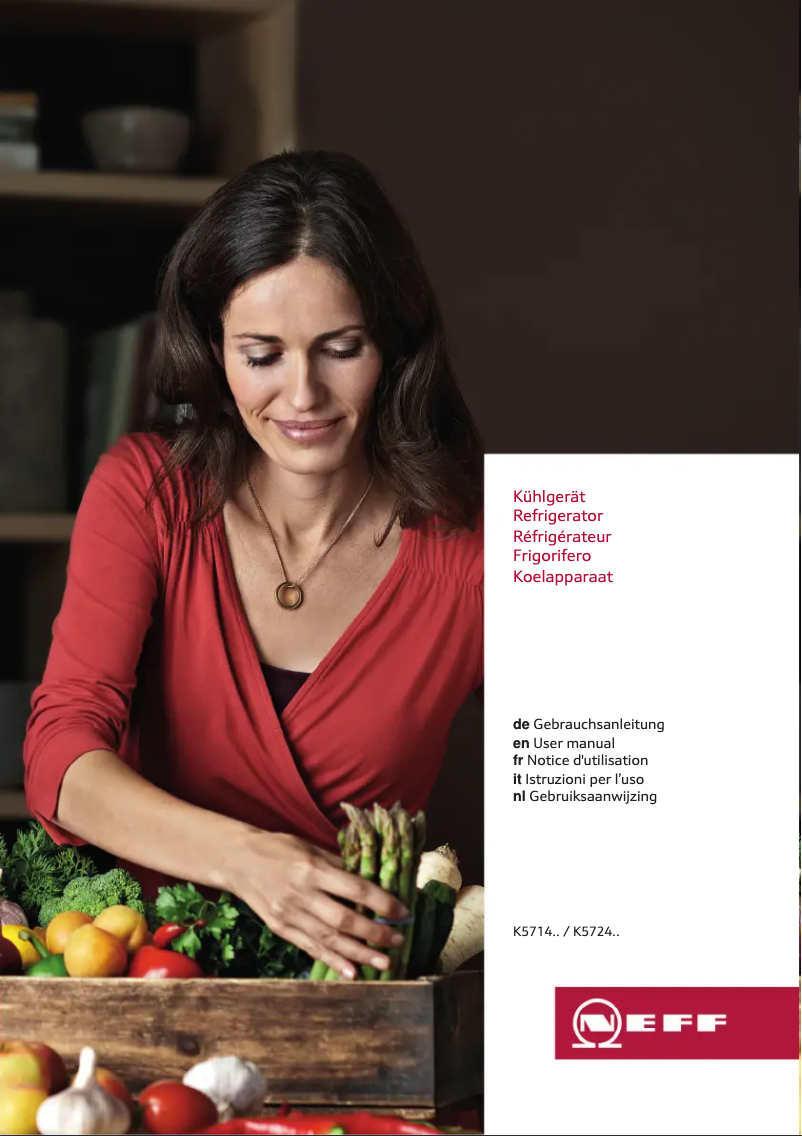 Page 1 de la notice Manuel utilisateur Neff K5724X7
