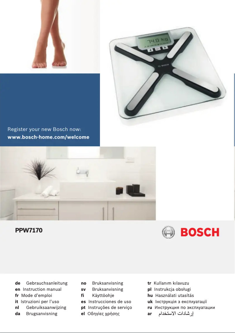 Page 1 de la notice Manuel utilisateur Bosch AxxenceAnalysis Graphic PPW7170