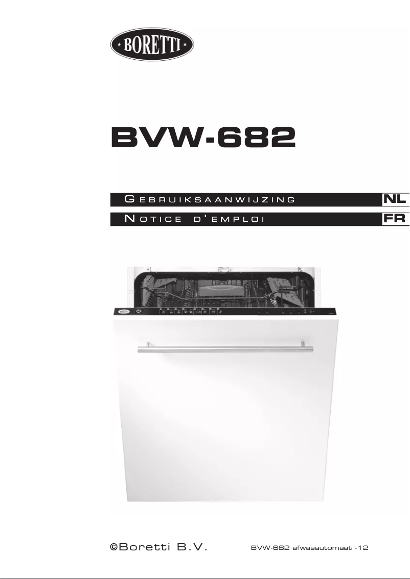 Page 1 de la notice Manuel utilisateur Boretti BVW-682