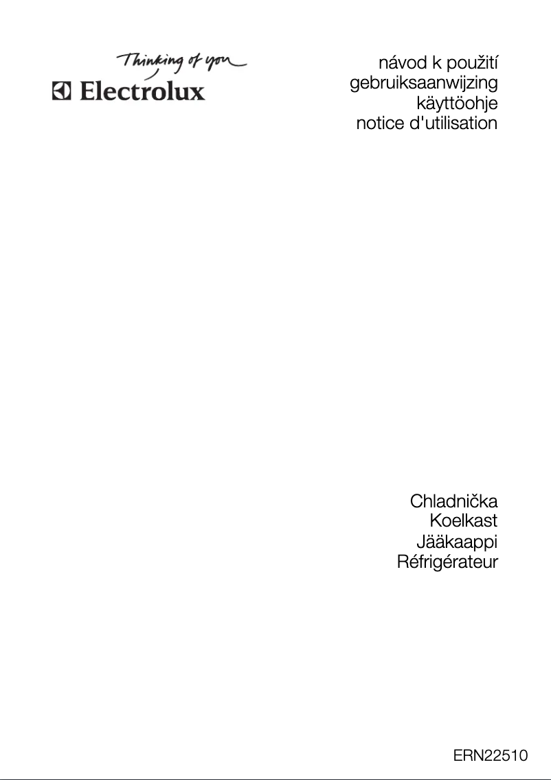 Página 1 del manual Manual de usuario Electrolux ERN22510