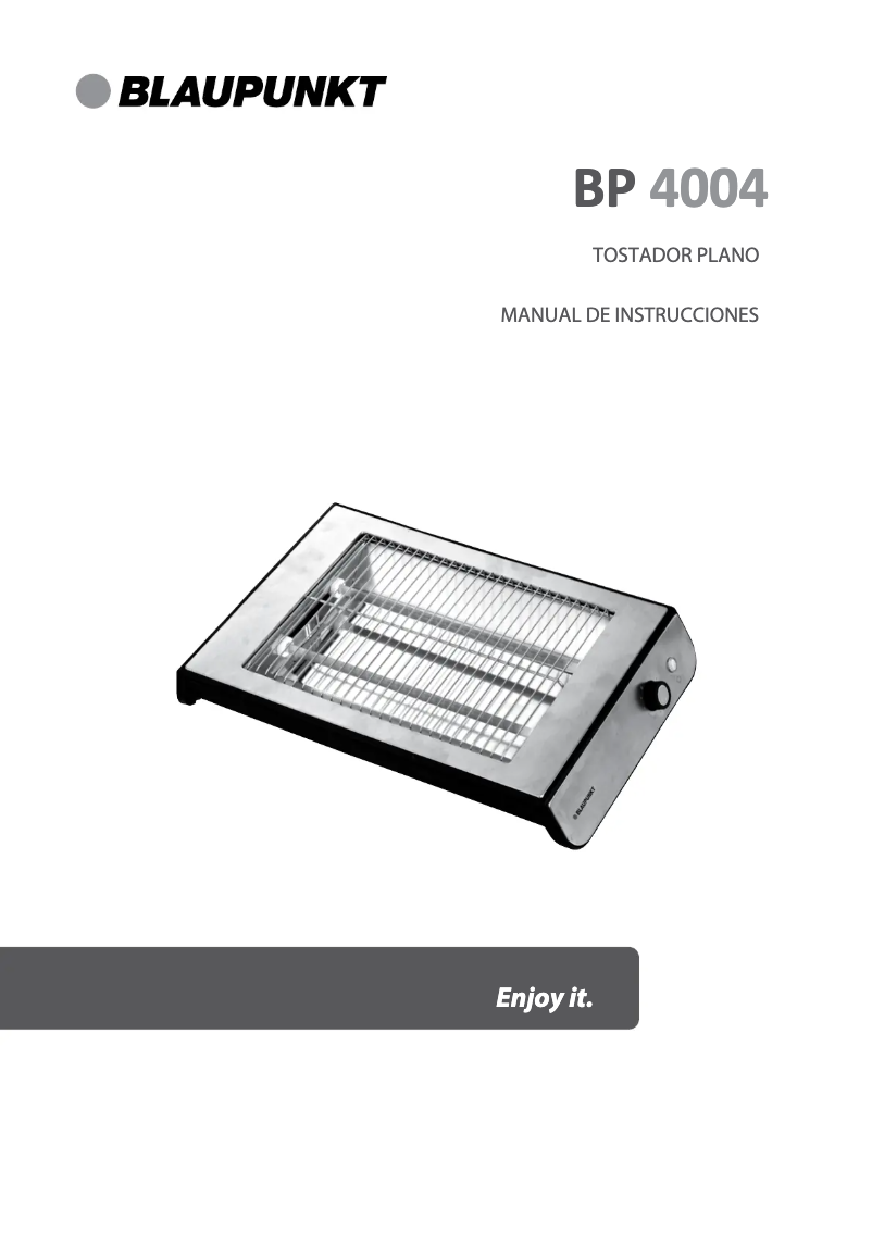 Page 1 de la notice Manuel utilisateur Blaupunkt BP4004