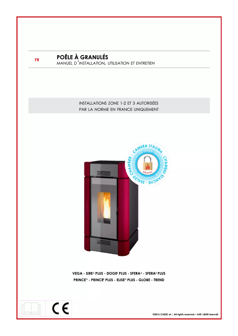 Page 1 de la notice Manuel utilisateur Cadel Vega