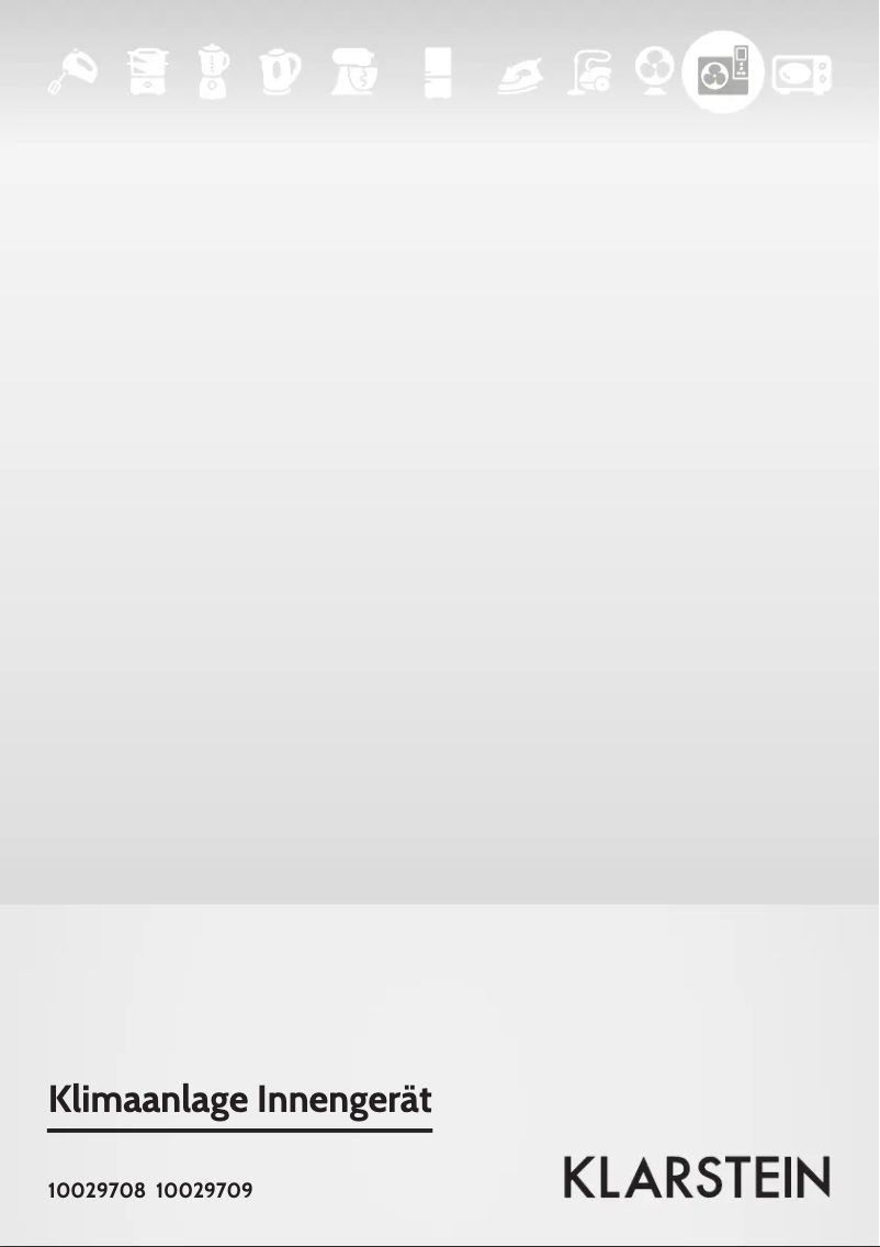 Page 1 de la notice Manuel utilisateur Klarstein Windwaker B 9