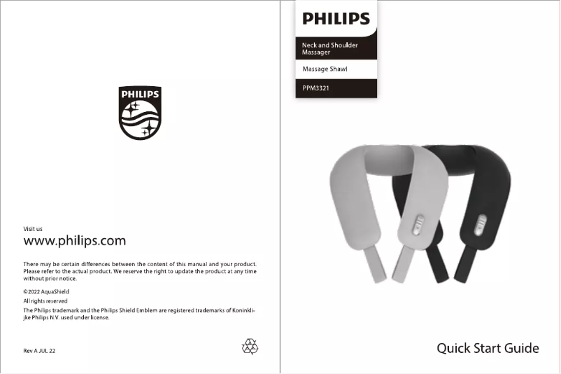 Página 1 del manual Guía de inicio rápido Philips PPM3321