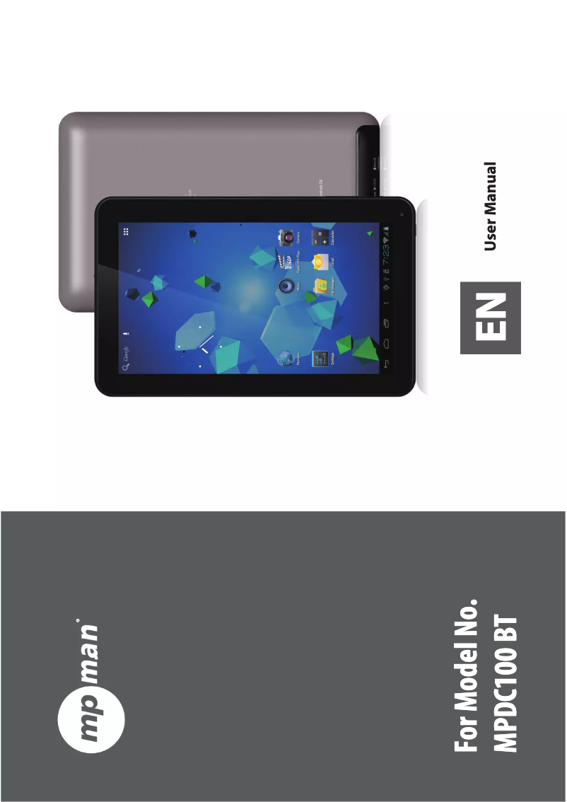 Página 1 del manual Manual de usuario Mpman MPDC100 BT