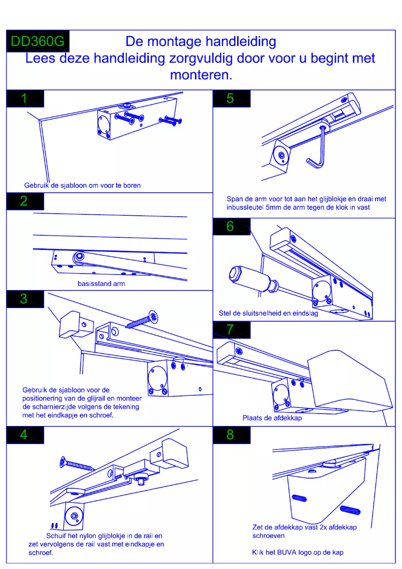 Página 1 del manual Manual de usuario BUVA DD360G