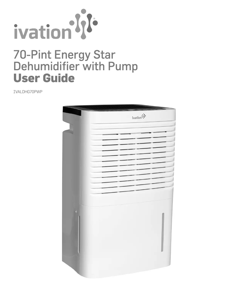 Page 1 of the manual User Manual Ivation IVALDHG70P