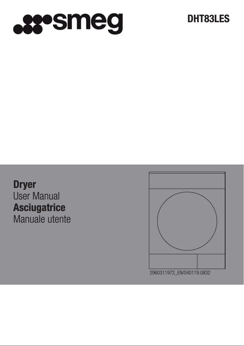 Page 1 de la notice Manuel utilisateur Smeg DHT83LES