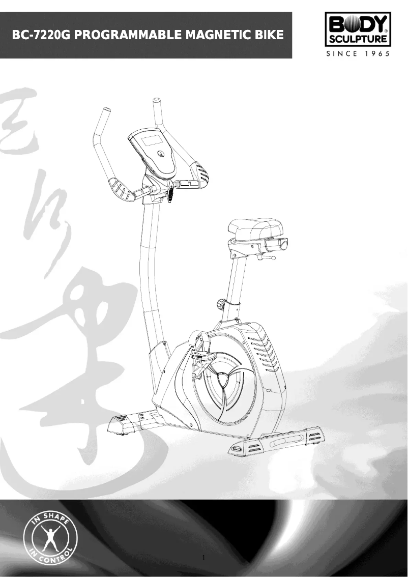 Page 1 of the manual User Manual Body Sculpture BC-7220G