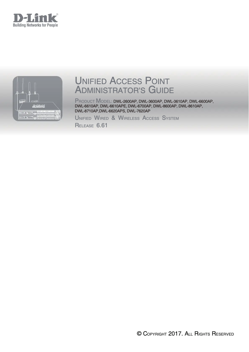 Page 1 de la notice Manuel utilisateur D-Link DWL-6720AP