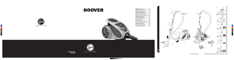 Página 1 del manual Manual de usuario Hoover XP81_OP25001
