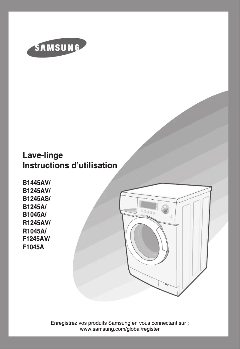 Página 1 del manual Manual de usuario Samsung R1045