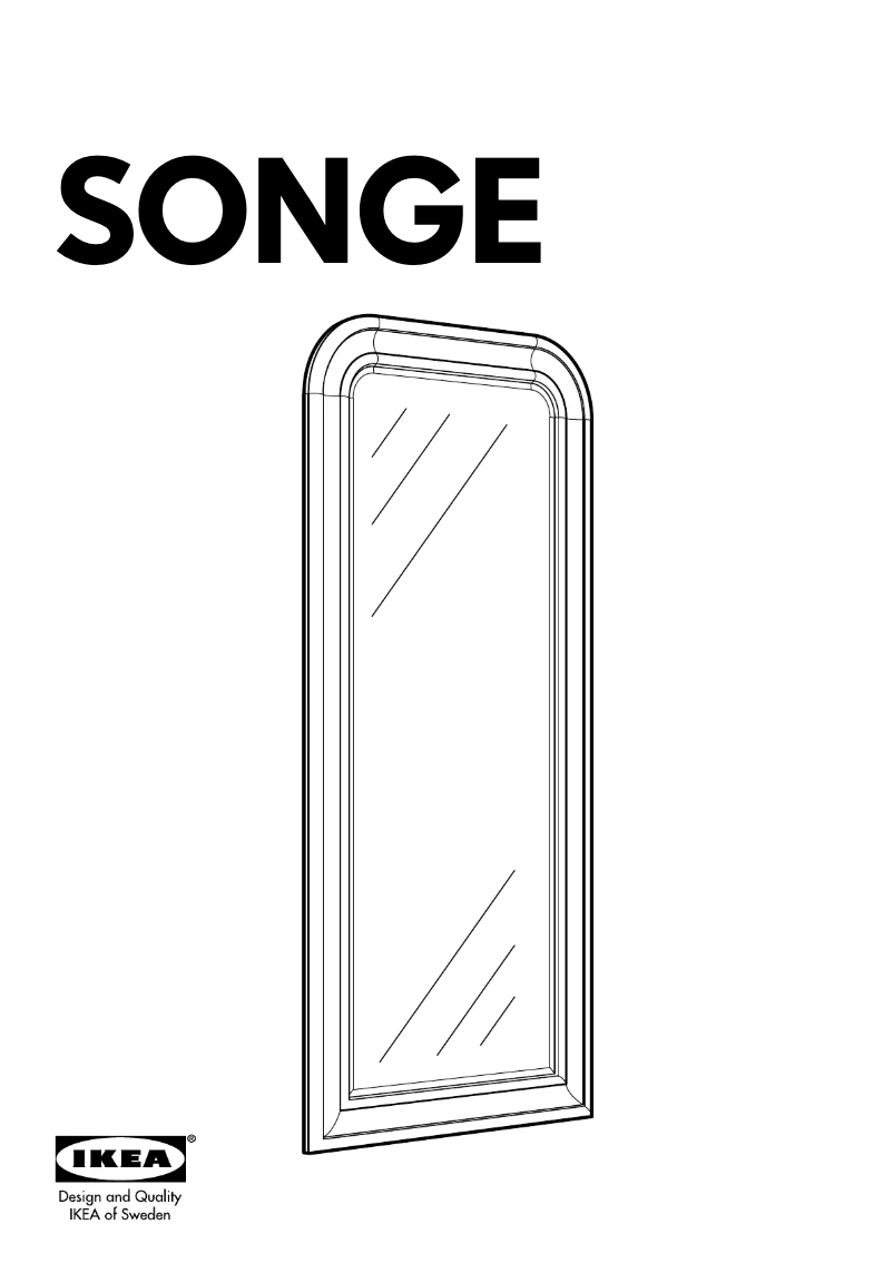 Page 1 de la notice Manuel utilisateur Ikea SONGE