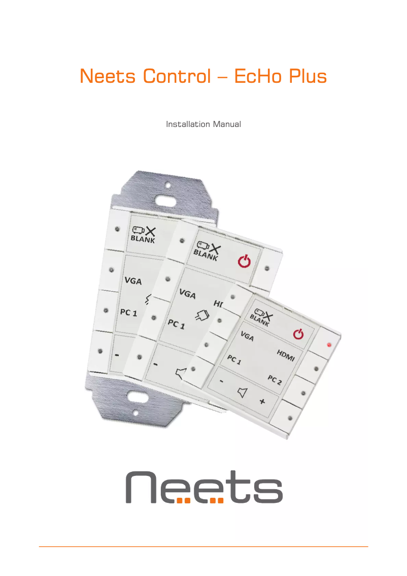 Página 1 del manual Manual de usuario Neets EcHo Plus