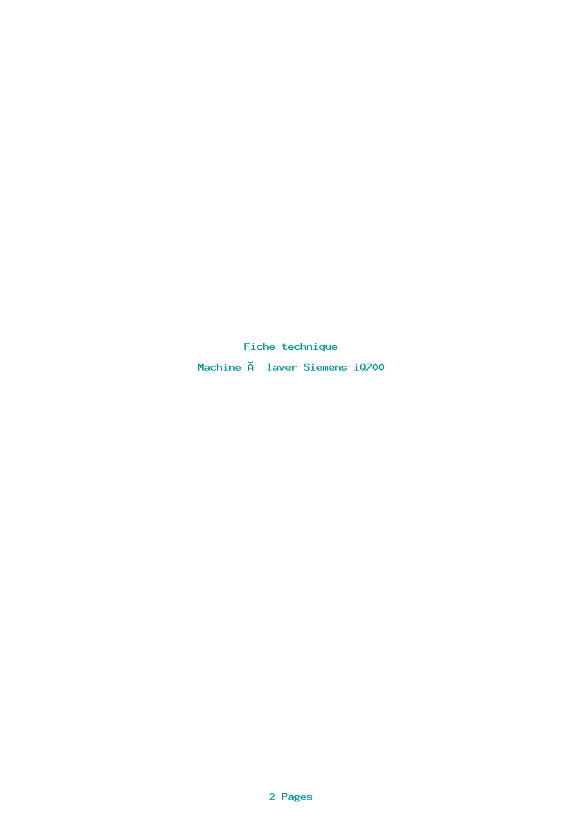 Image de la première page du manuel de l'appareil iQ700