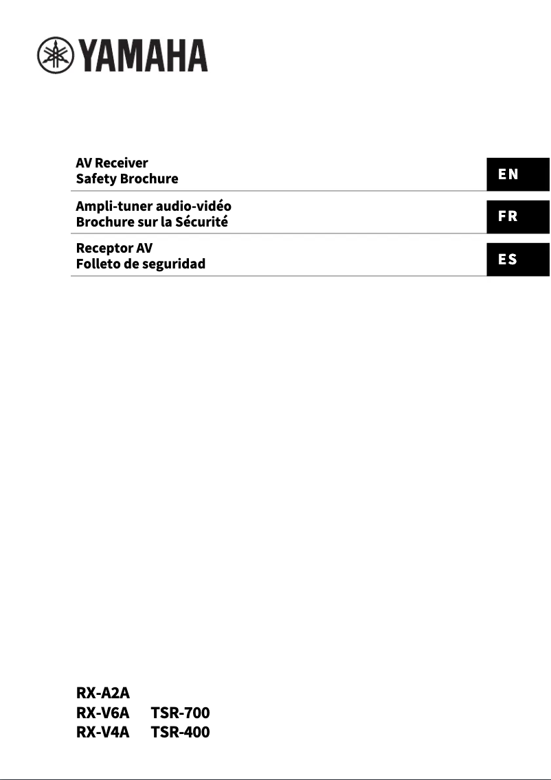 Page 1 of the manual Brochure Yamaha YHT-5960U