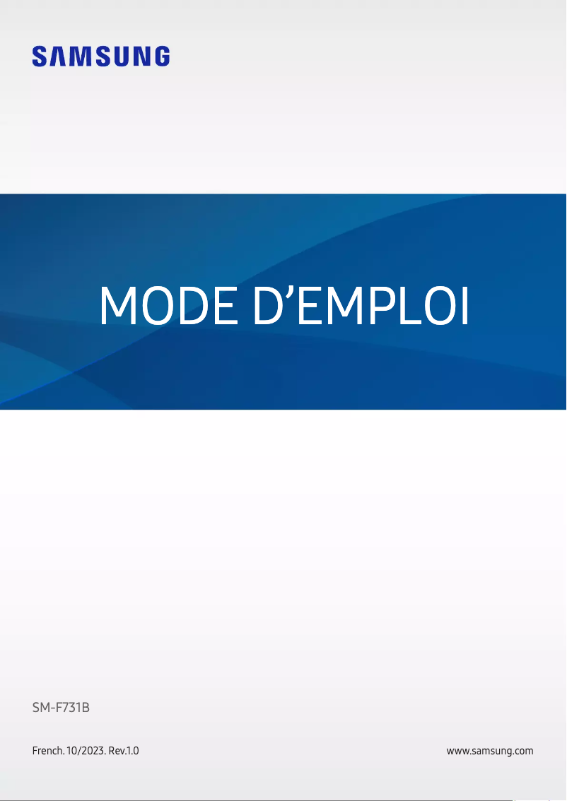 Página 1 del manual Manual de usuario Samsung Galaxy Z Flip 5