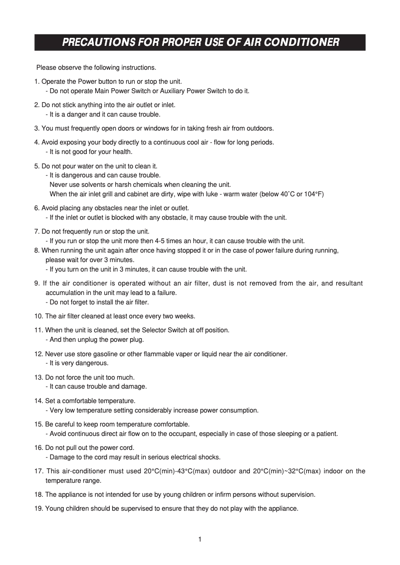 Page 1 de la notice Manuel utilisateur Daewoo DWB-121