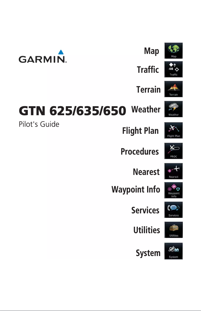 Page 1 de la notice Manuel utilisateur Garmin GTN 635