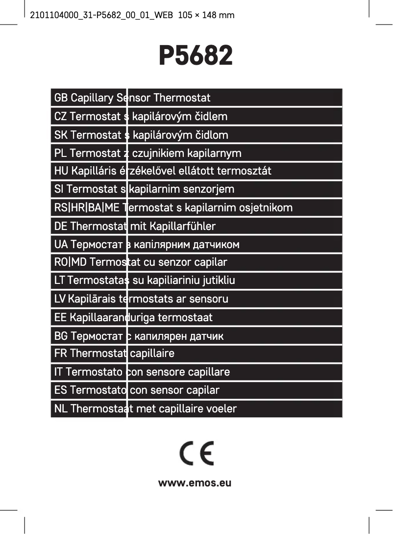 Página 1 del manual Manual de usuario Emos P5682