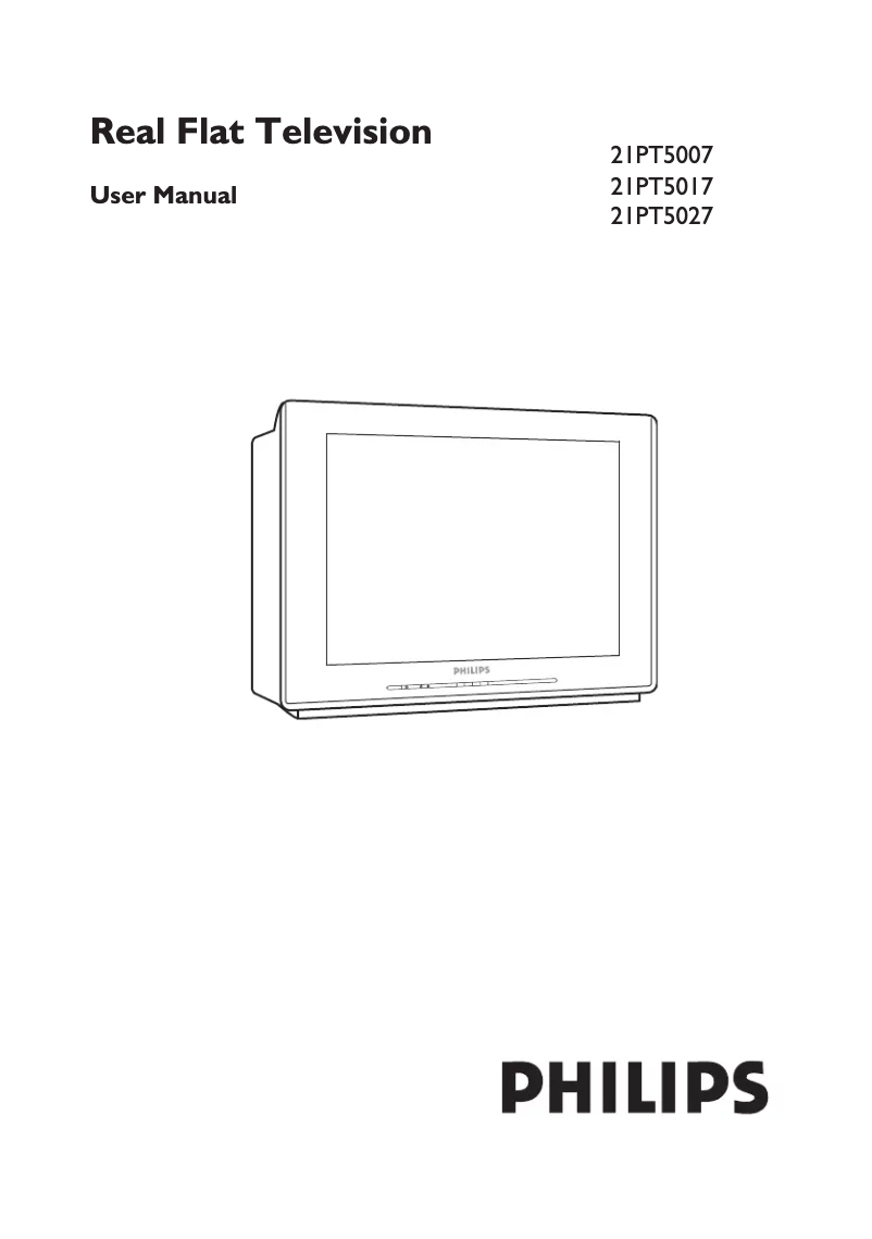 Página 1 del manual Manual de usuario Philips 21PT5027C
