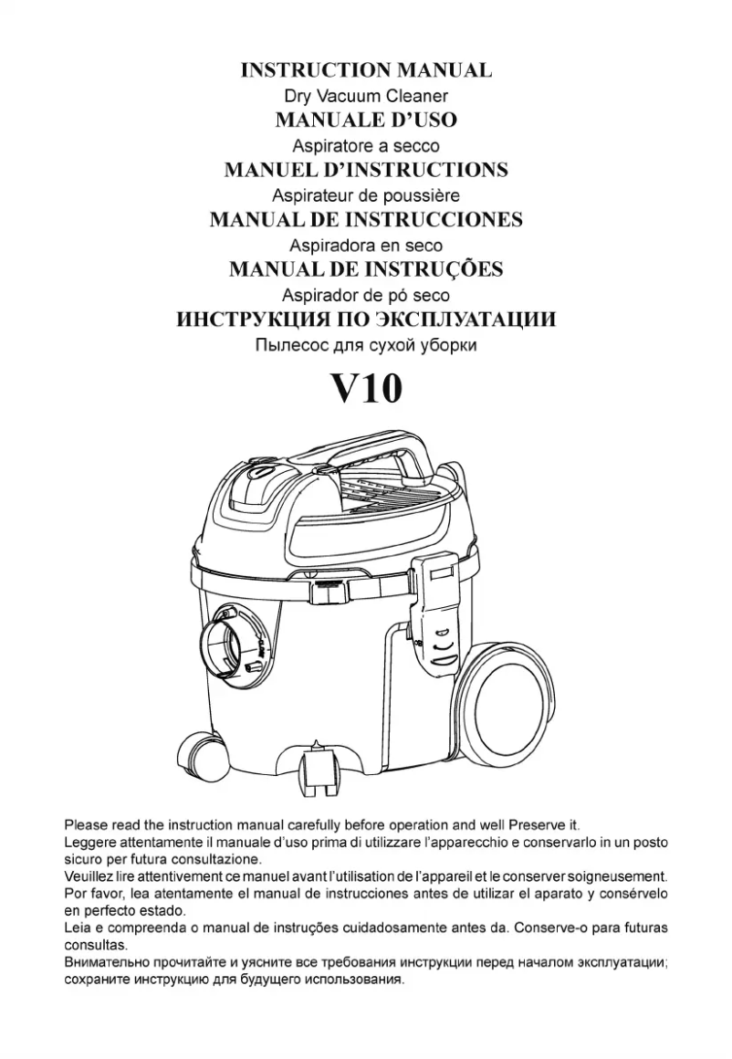 Page 1 de la notice Manuel d'utilisation et d'entretien Ghibli & Wirbel V 10