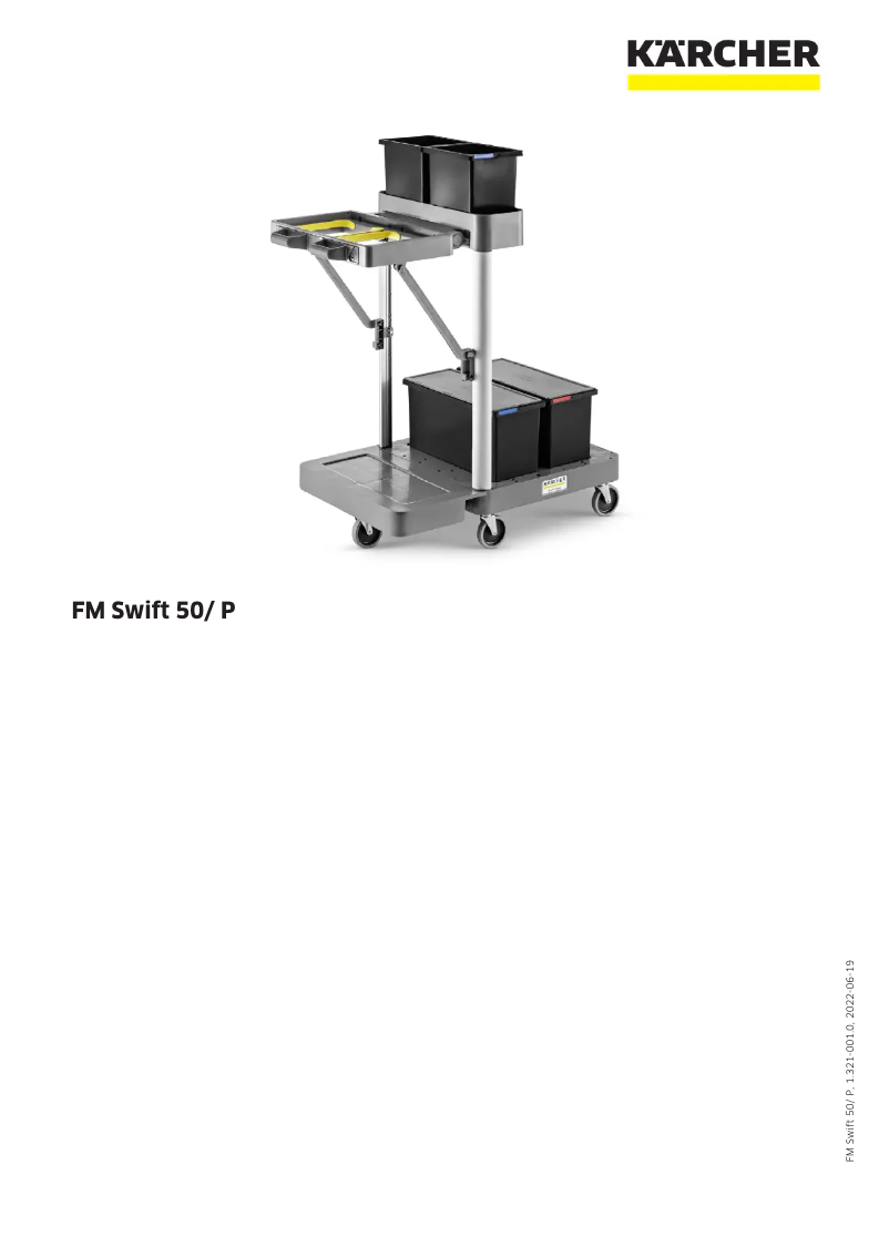 Page 1 de la notice Manuel utilisateur Kärcher FM Swift 50/ P