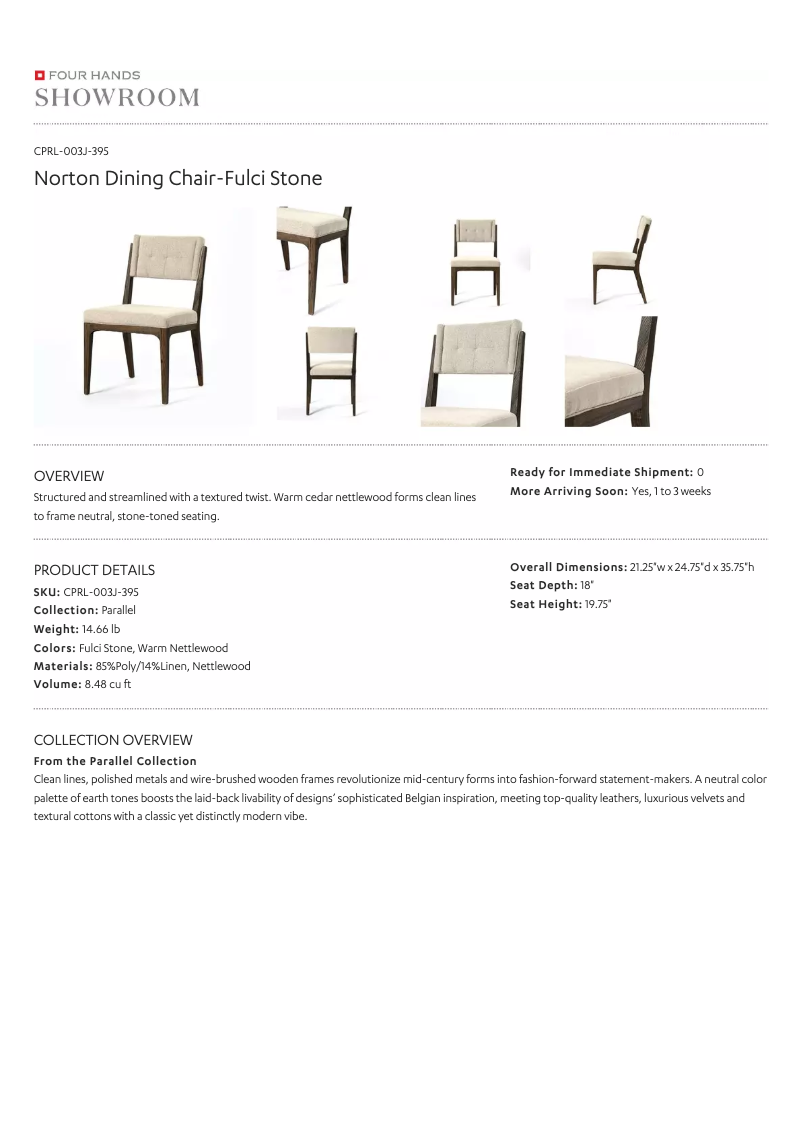 Page 1 de la notice Manuel utilisateur Four Hands CPRL-003J-395