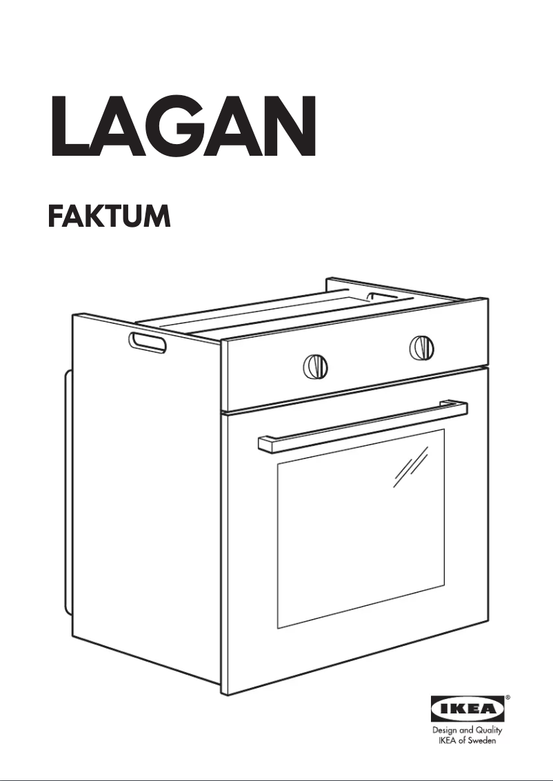 Page 1 de la notice Manuel utilisateur Ikea Lagan OV3