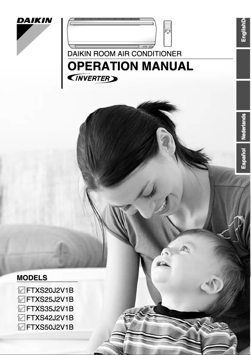 Página 1 del manual Manual de usuario Daikin FTXS25J2V1B