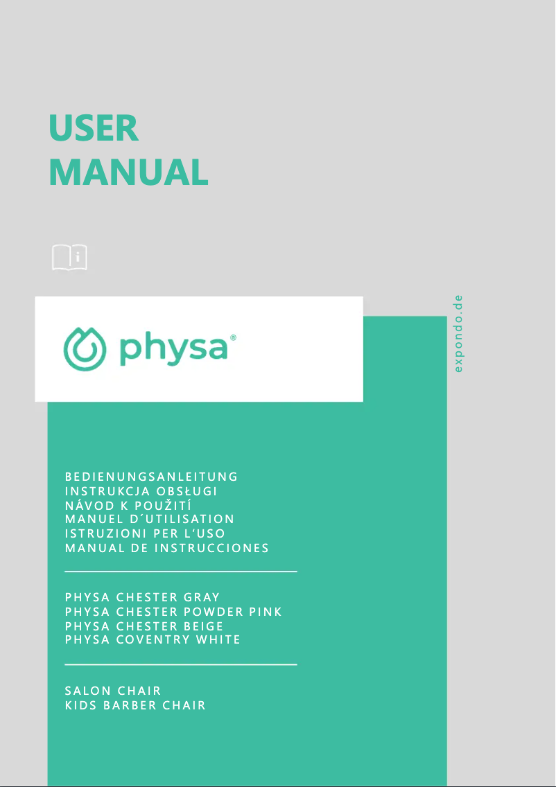Página 1 del manual Manual de usuario Physa Coventry