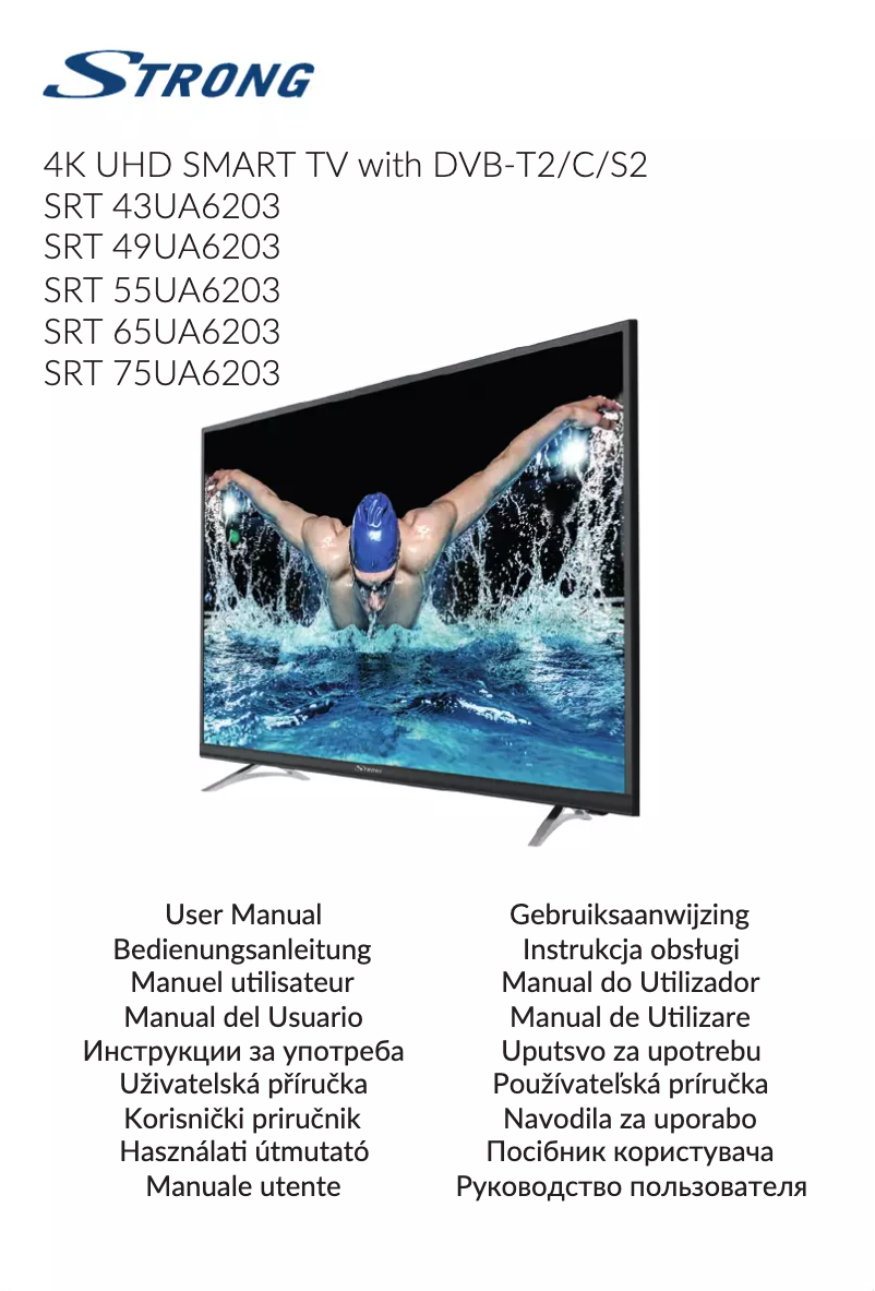 Page 1 de la notice Manuel utilisateur Strong SRT 55UA6203