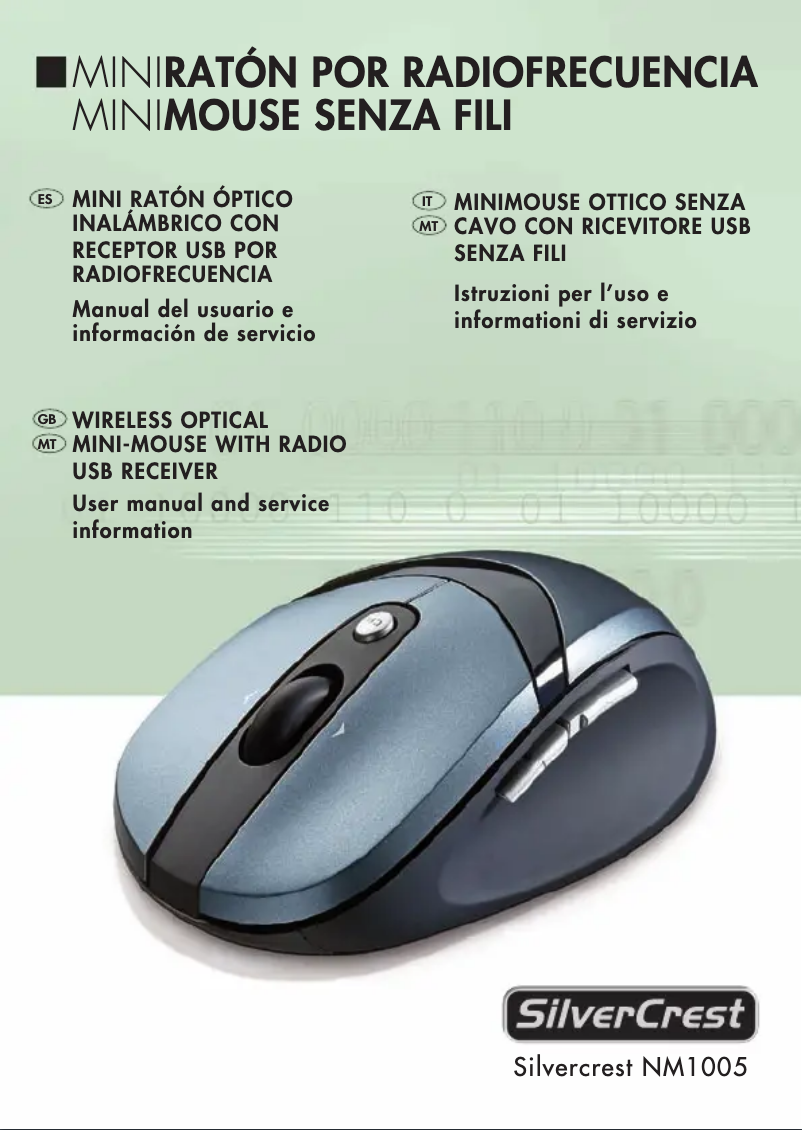 Page 1 de la notice Manuel utilisateur SilverCrest NM1005