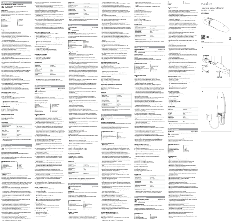 Page 1 de la notice Manuel utilisateur Nedis VCHH4BU40