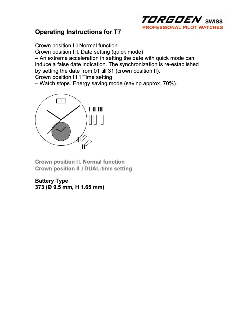 Página 1 del manual Manual de usuario Torgoen T7
