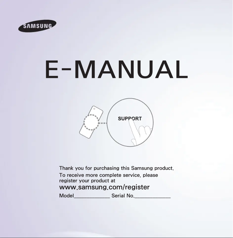 Página 1 del manual Manual de usuario Samsung UN32EH4500G