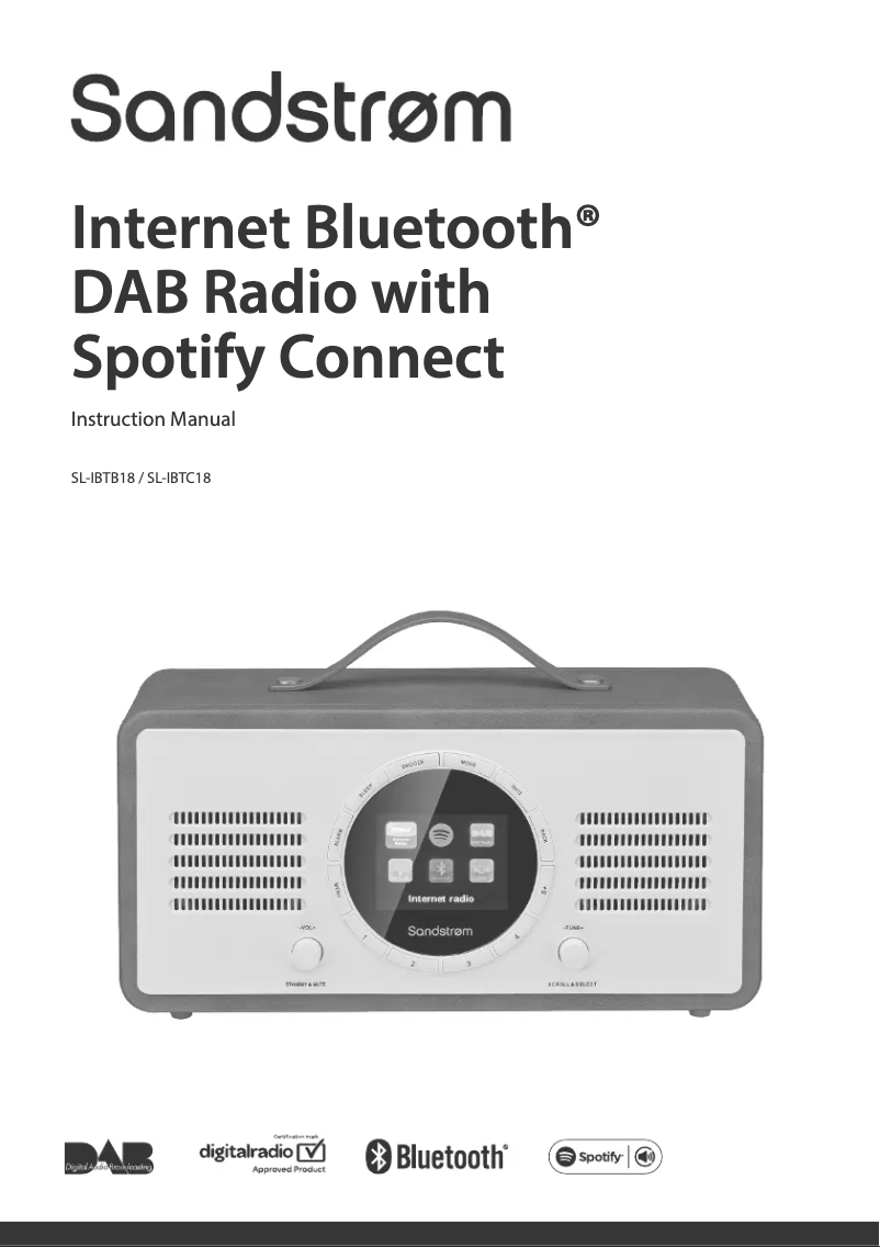 Page 1 de la notice Manuel utilisateur Sandstrøm SL-IBTC18