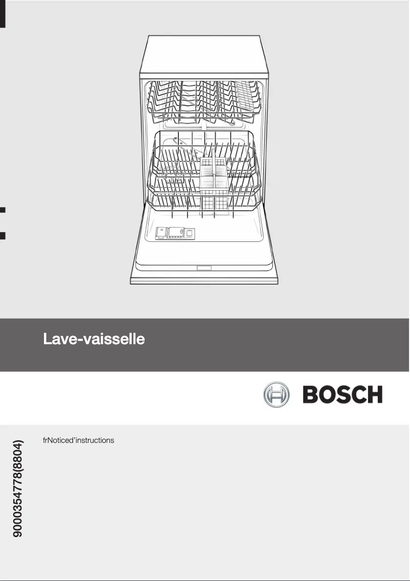 Page 1 de la notice Manuel utilisateur Bosch SGI46E45EP