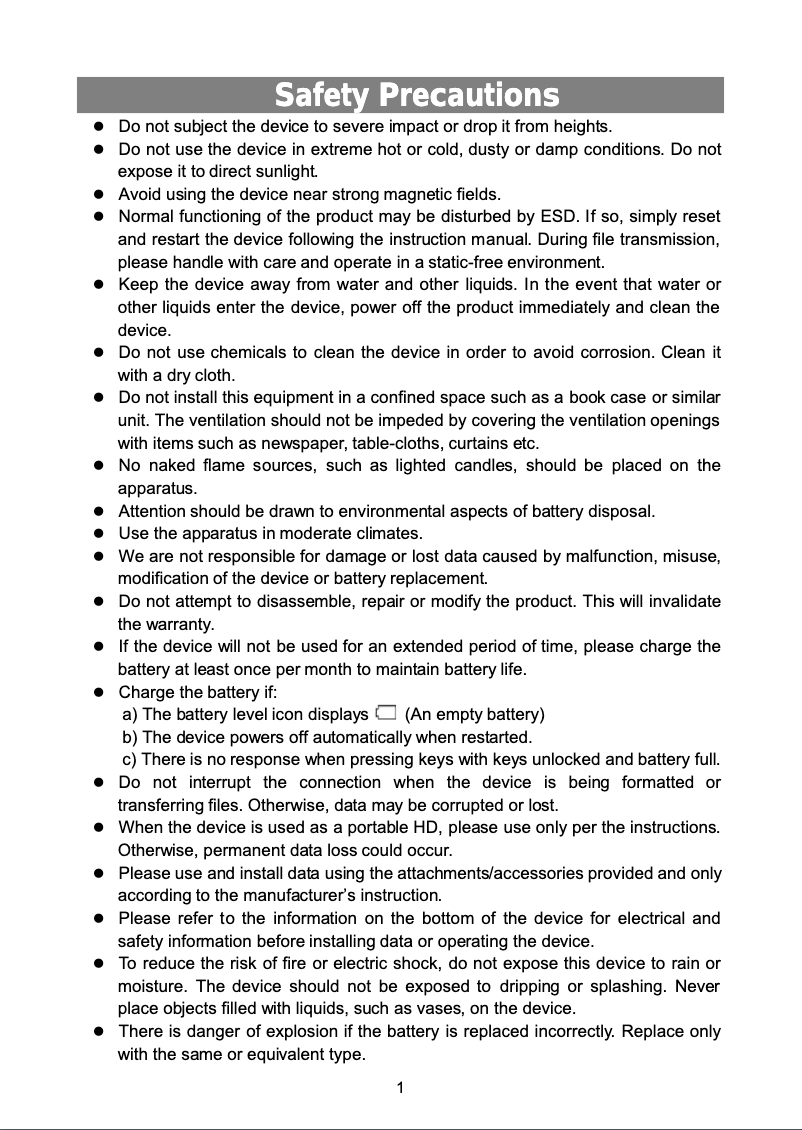 Page 1 de la notice Manuel utilisateur Nextbook Flexx 10